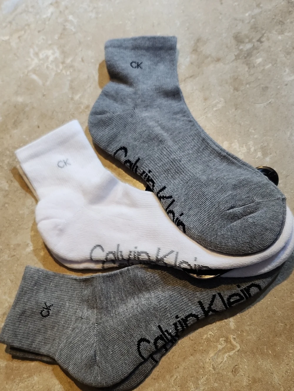 Calvin Klein Cushioned Quarter Socks 3 Pair